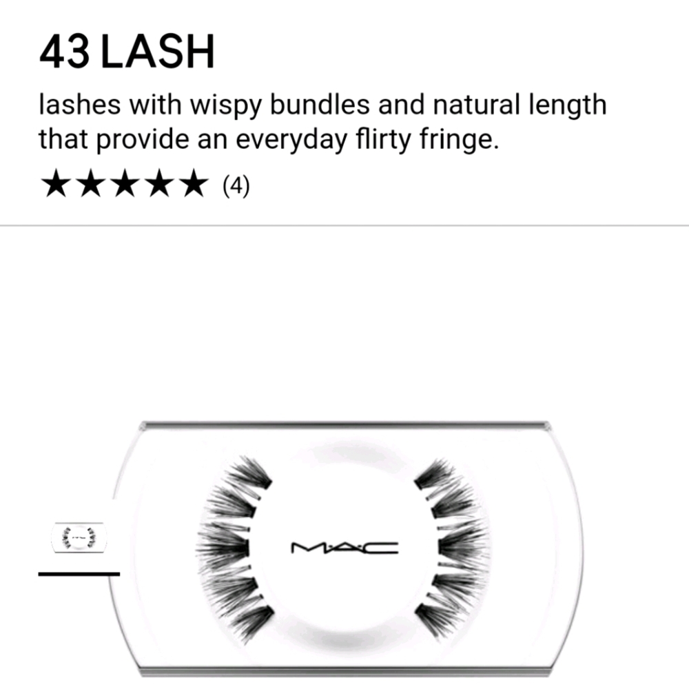COPY - COPY - 3/$25   👁 BNIB Mac #43 lashes!